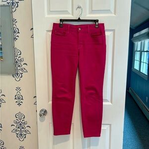 NYDJ Pink Ankle Cropped Jeans